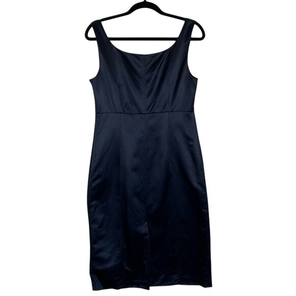 Banana Republic Y2K Sexy Little Black Dress Babydoll Bodice Silk Blend Fitted - Picture 2 of 16